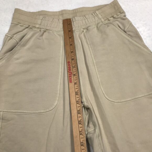 LULULEMON Jogger Pants Men M (32x26) Light Camel Tan AT EASE Cuffed Non Drawstr - Picture 8 of 12
